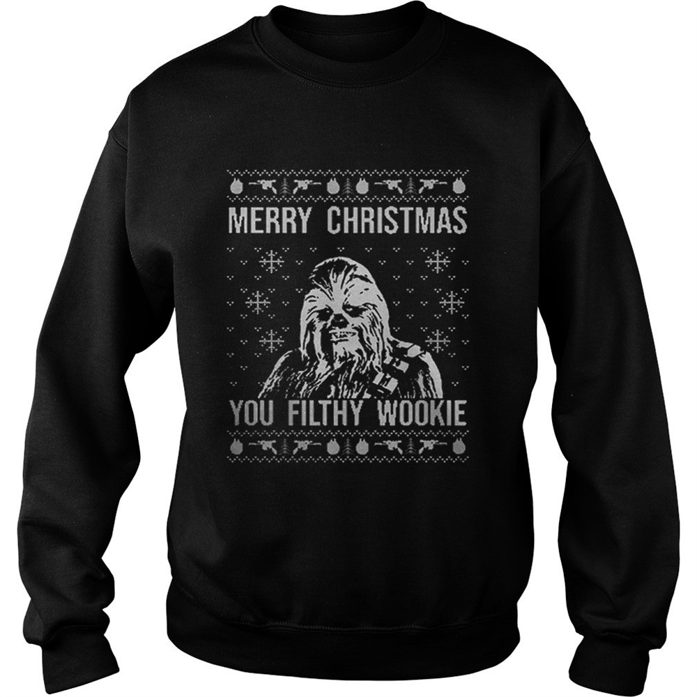 Chewbacca Merry Christmas You Filthy Wookie shirt