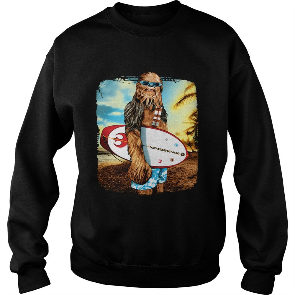 Chewbacca surf Star War beach shirt