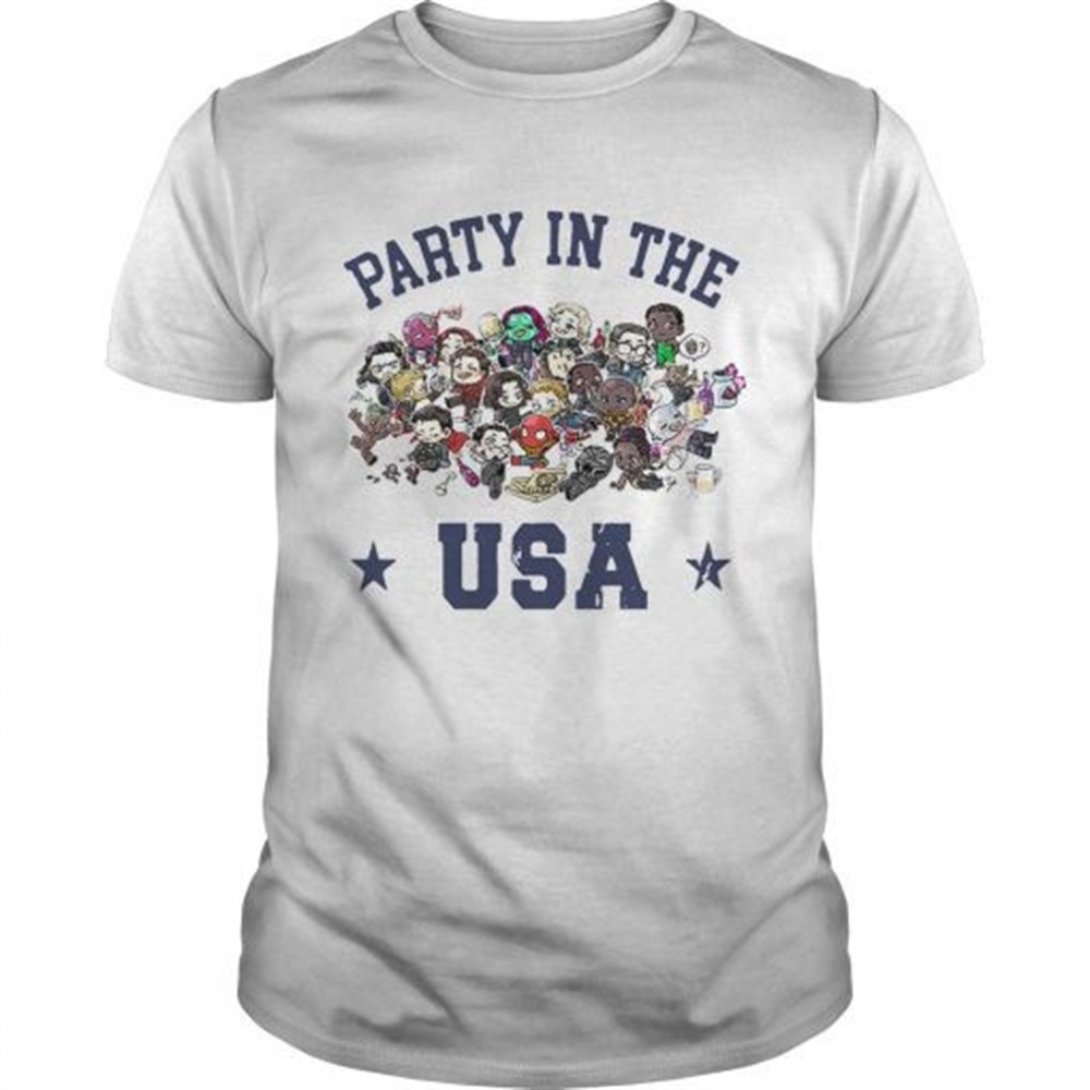 chibi-marvel-characters-party-in-the-usa-shirt-jvnc8sbp Chibi Marvel characters party in the USA shirt