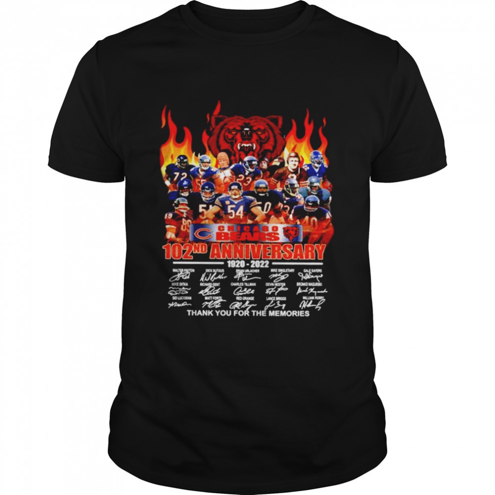 chicago-bears-102nd-anniversary-1920-2022-signature-thank-you-for-the-memories-s-o9n7gmof Chicago Bears 102nd anniversary 1920 2022 signature thank you for the memories shirt