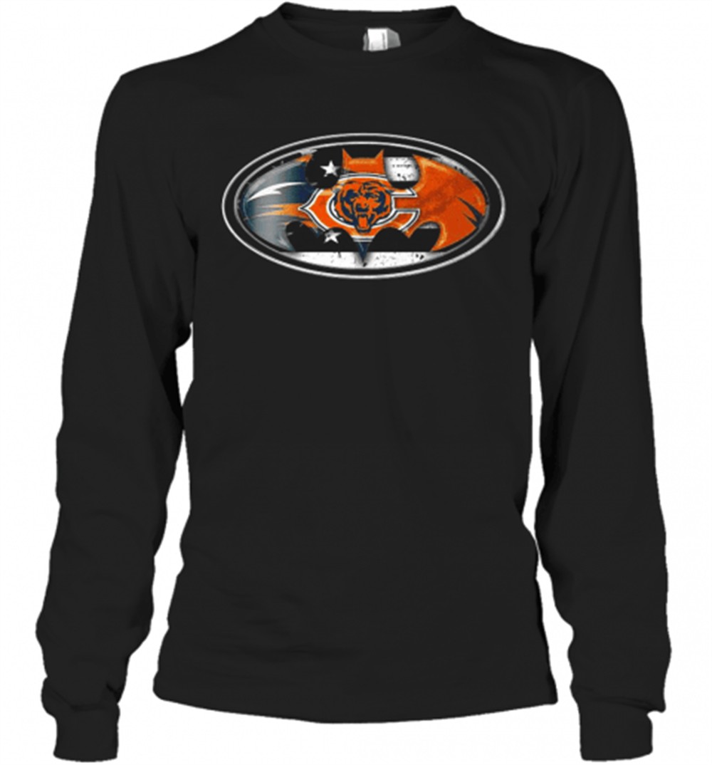 chicago-bears-batman-logo-t-shirt-t42pga13 Chicago Bears Batman Logo T-Shirt