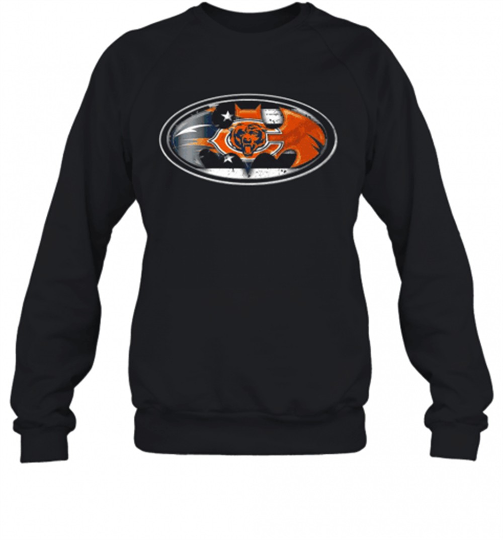 chicago-bears-batman-logo-t-shirt-t42pga13 Chicago Bears Batman Logo T-Shirt