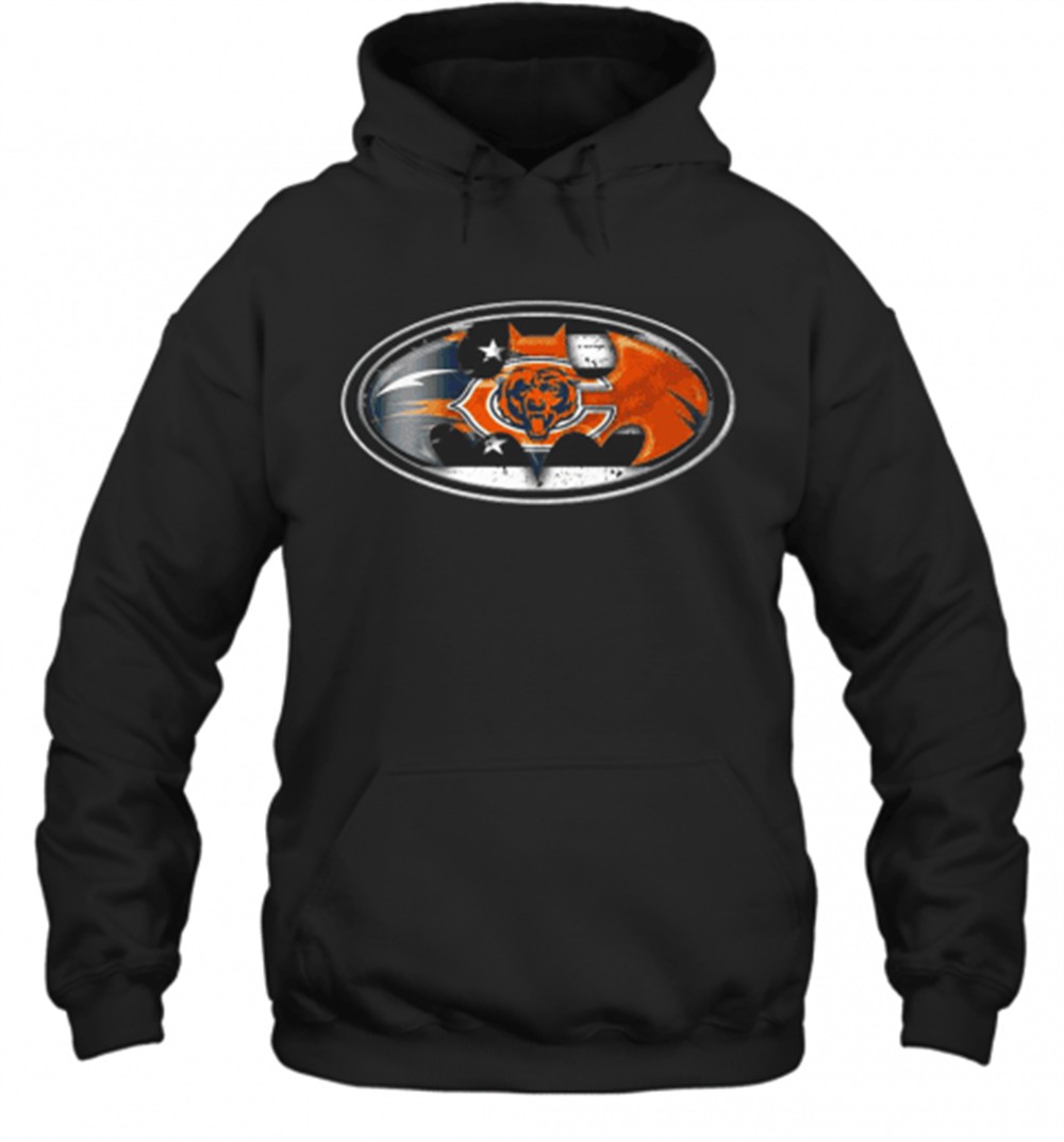 Chicago Bears Batman Logo T-Shirt