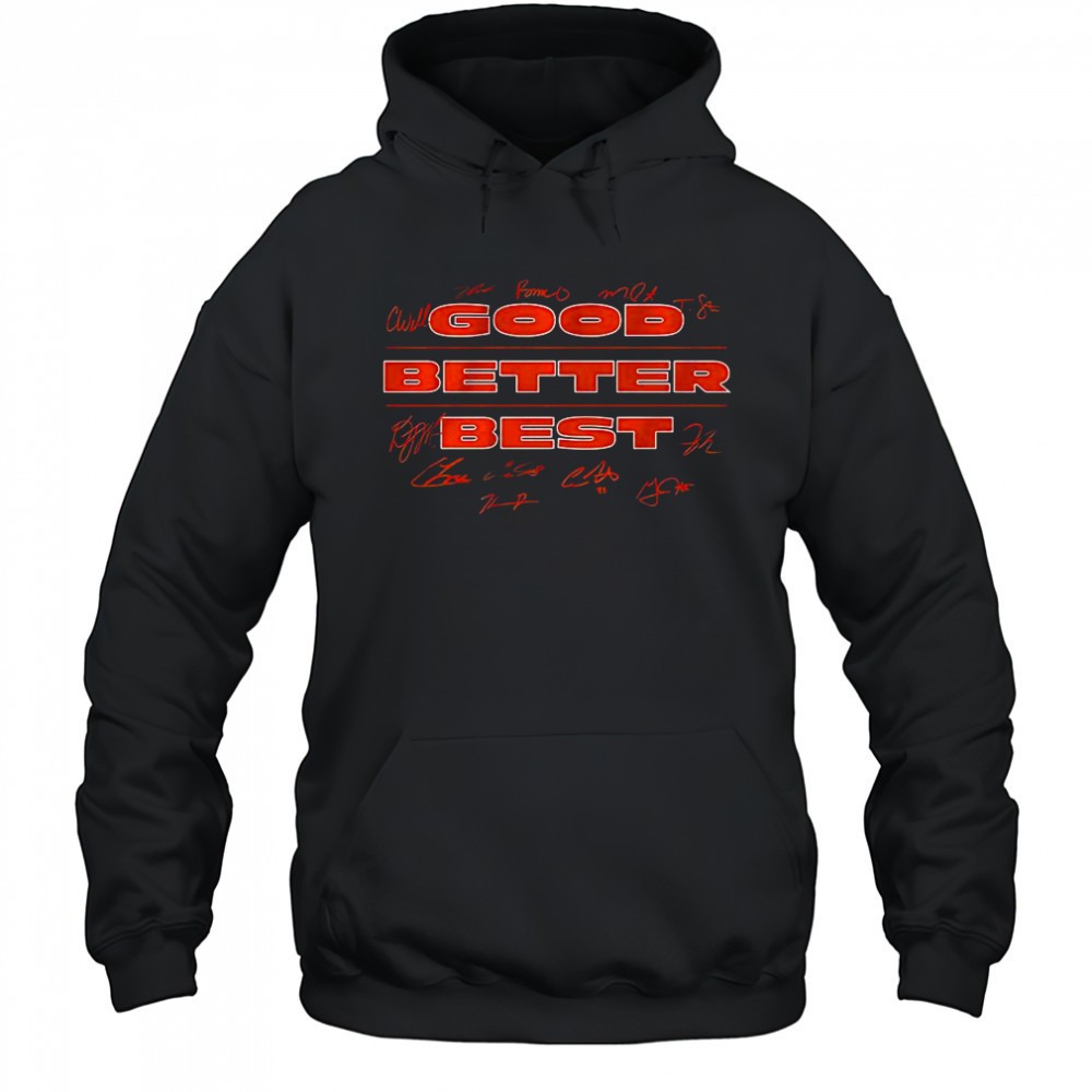 Chicago Bears football good better best players signature shirt