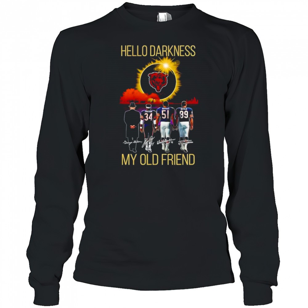 chicago-bears-hello-darkness-my-old-friend-signatures-shirt-n9fhgl0e Chicago Bears Hello Darkness my old friend signatures shirt