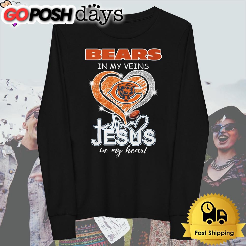 chicago-bears-in-my-veins-jesus-in-my-heart-t-shirt-1afobil5 Chicago Bears In My Veins Jesus In My Heart T Shirt