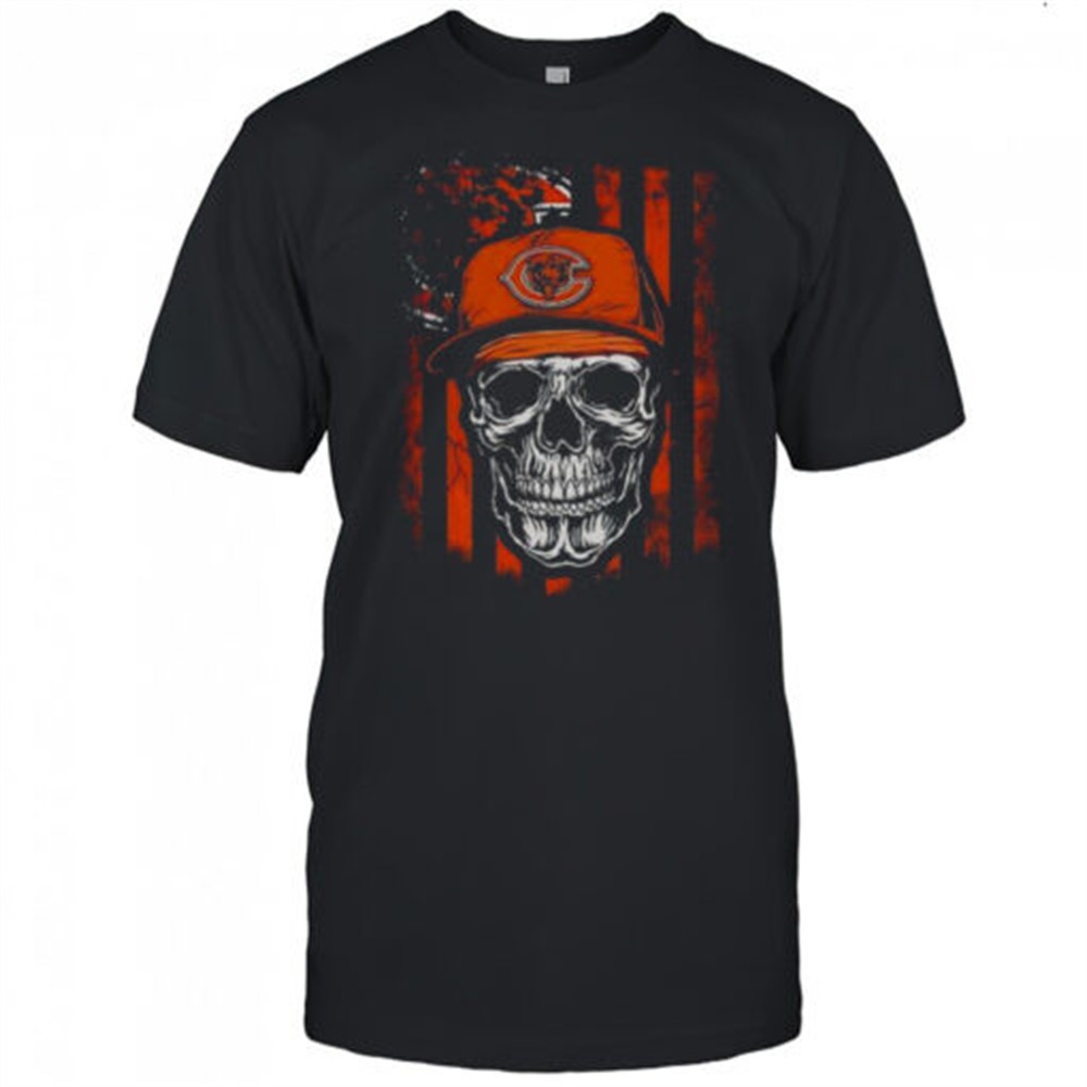 chicago-bears-nfl-skull-american-flag-football-lover-t-shirt-dbbau9v1 Chicago Bears NFL Skull American Flag Football Lover T-Shirt