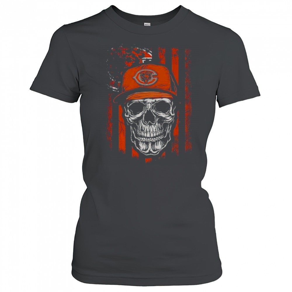 chicago-bears-nfl-skull-american-flag-football-lover-t-shirt-dbbau9v1 Chicago Bears NFL Skull American Flag Football Lover T-Shirt