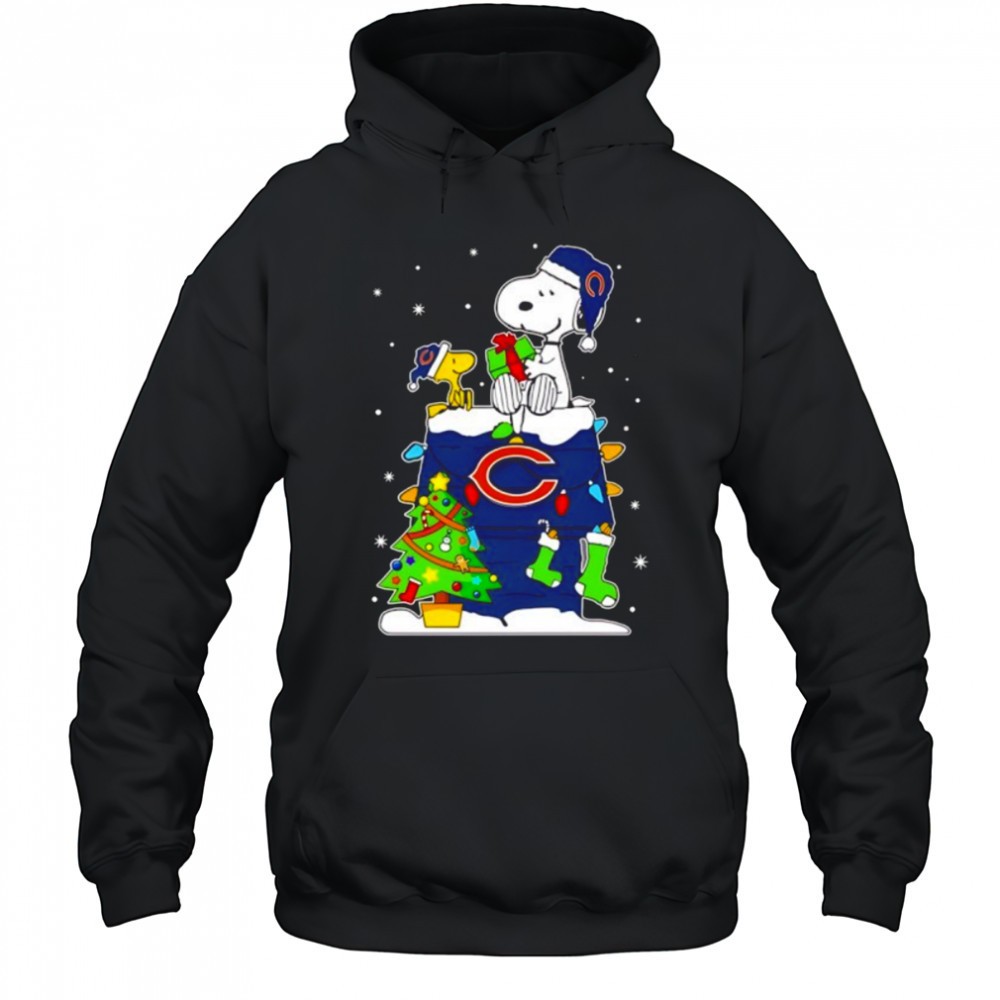 Chicago Bears Snoopy and Woodstock Christmas shirt