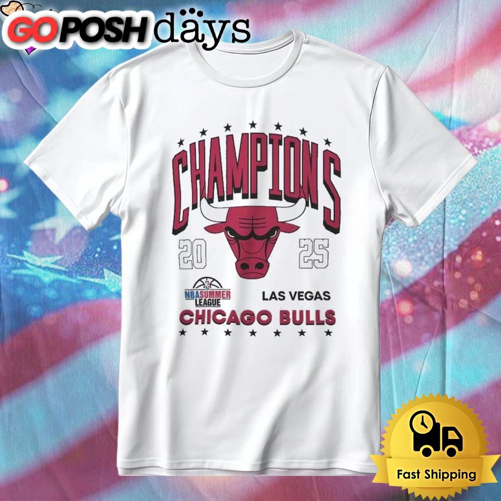 Chicago Bulls 2025 NBA Summer League Champions T-Shirt