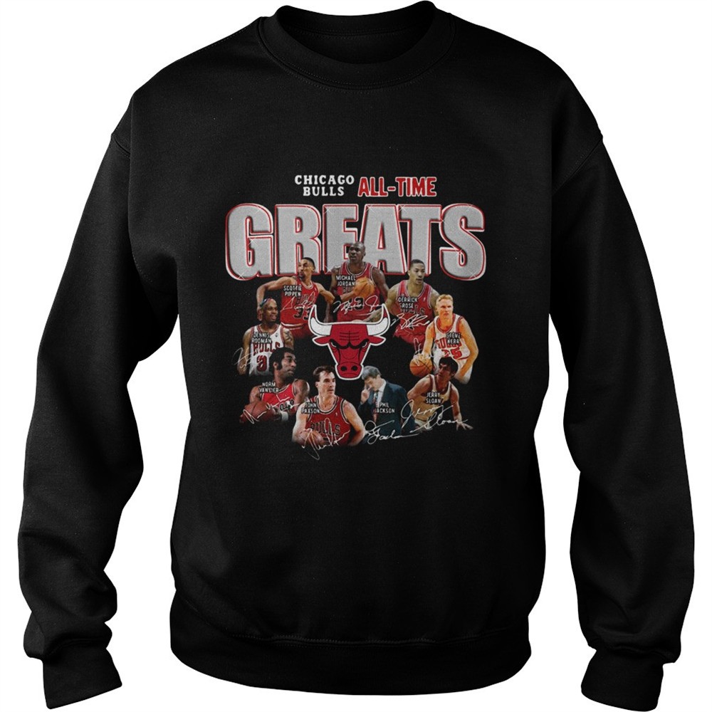 Chicago Bulls All Time Greats Signatures shirt