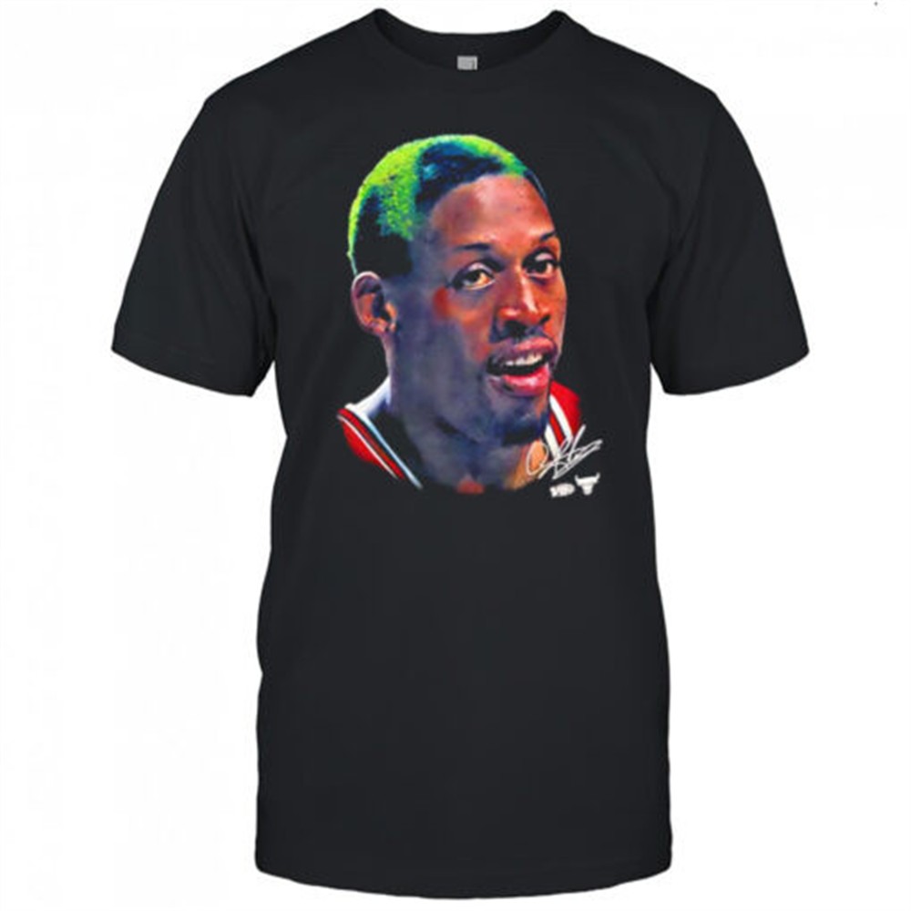 chicago-bulls-dennis-rodman-big-face-signature-graphic-shirt-ur3n69g7 Chicago Bulls Dennis Rodman Big Face signature graphic shirt