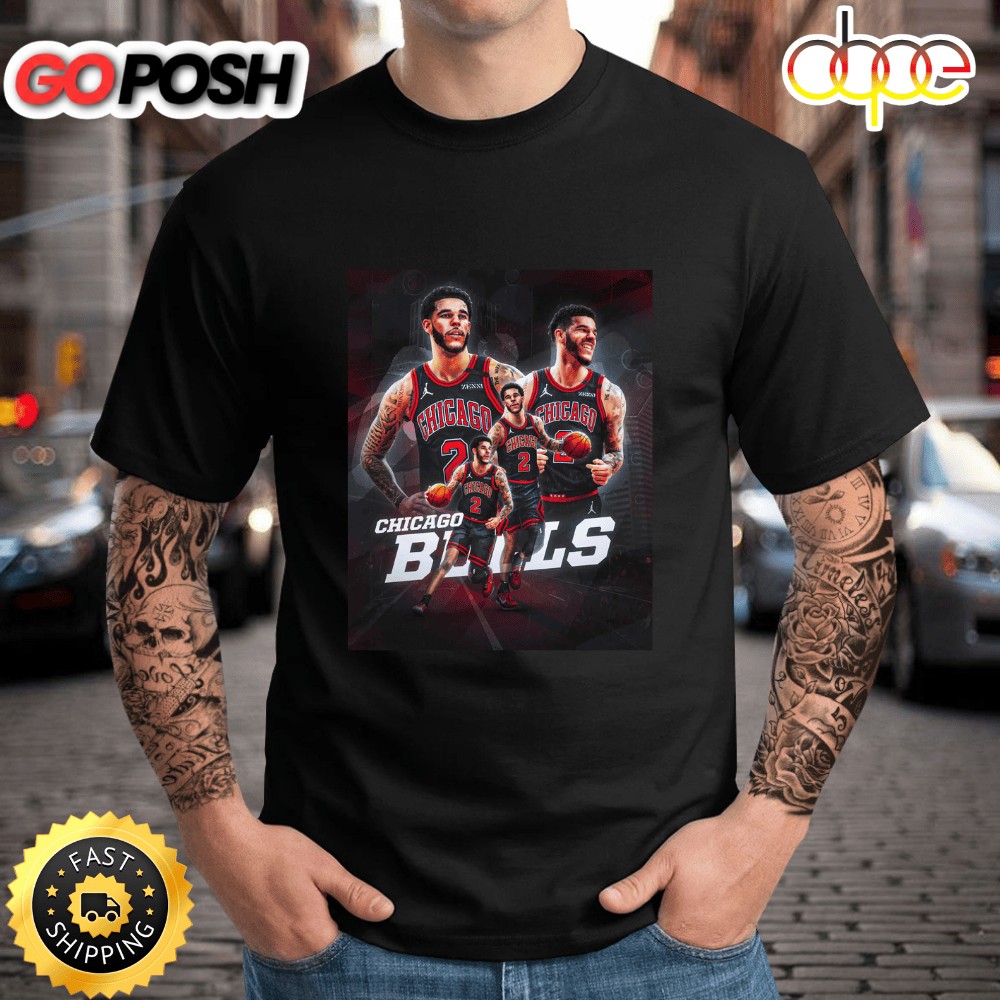 Chicago Bulls Lonzo Ball Return Black Unisex T-shirt