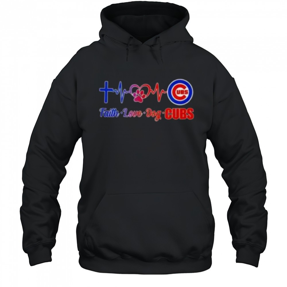 Chicago Cubs Faith Love Dog Heartbeat 2025 shirt