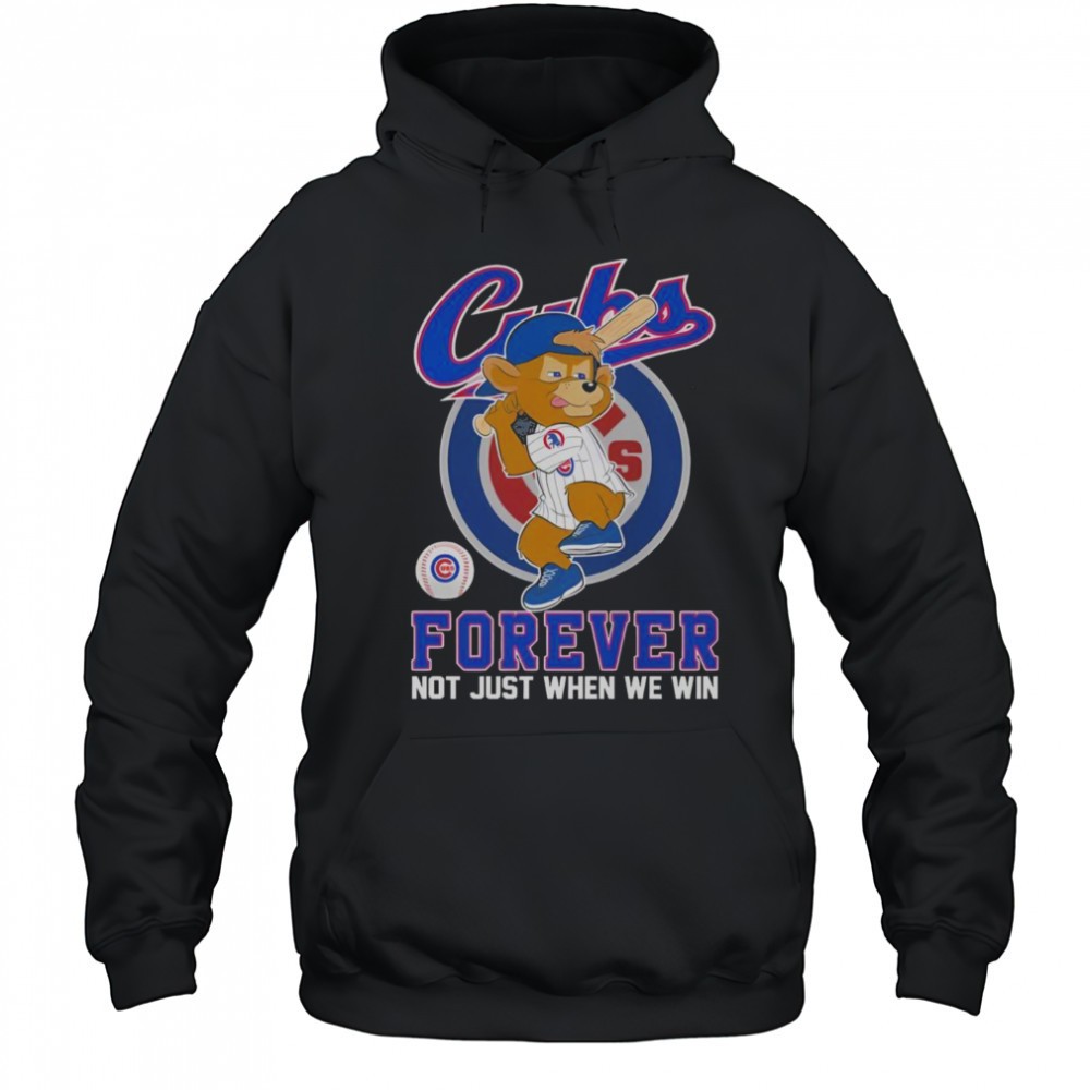 Chicago Cubs Forever Not Just When We Win Mascot T-Shirt