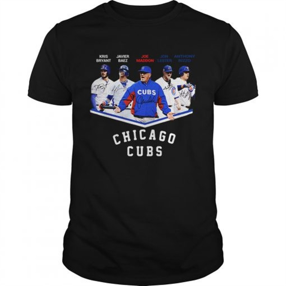 chicago-cubs-kris-bryant-javier-baez-joe-maddon-jon-lester-anthony-rizzo-signatu-vhy56wpu Chicago Cubs Kris Bryant Javier Baez Joe Maddon Jon Lester Anthony Rizzo Signatures shirt