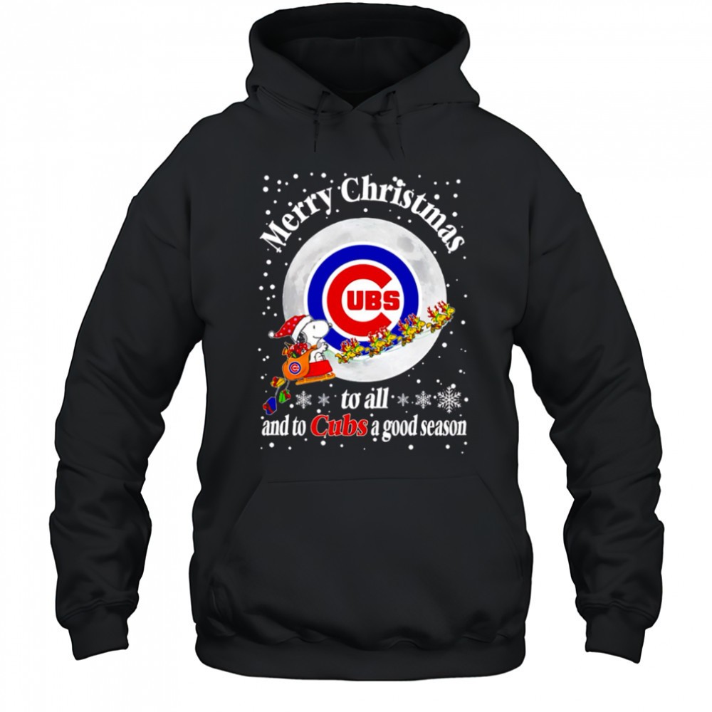 Chicago Cubs Merry Christmas To All And To Cubs A Good Season Baseball shirt