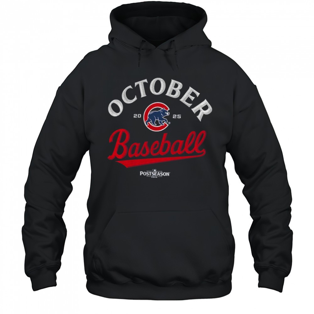 Chicago Cubs October MLB Baseball 2025 Postseason Legend shirt