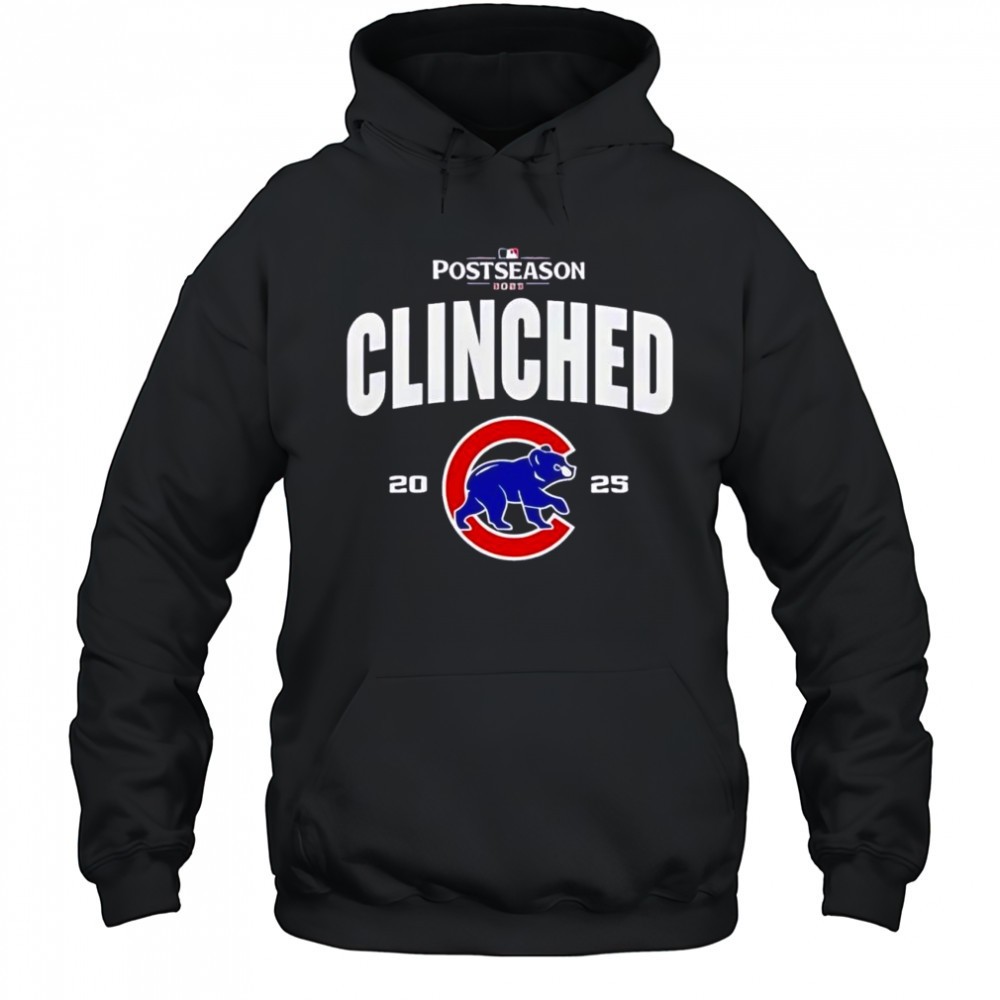 Chicago Cubs Postseason Clinched 2025 MLB playoffs shirt