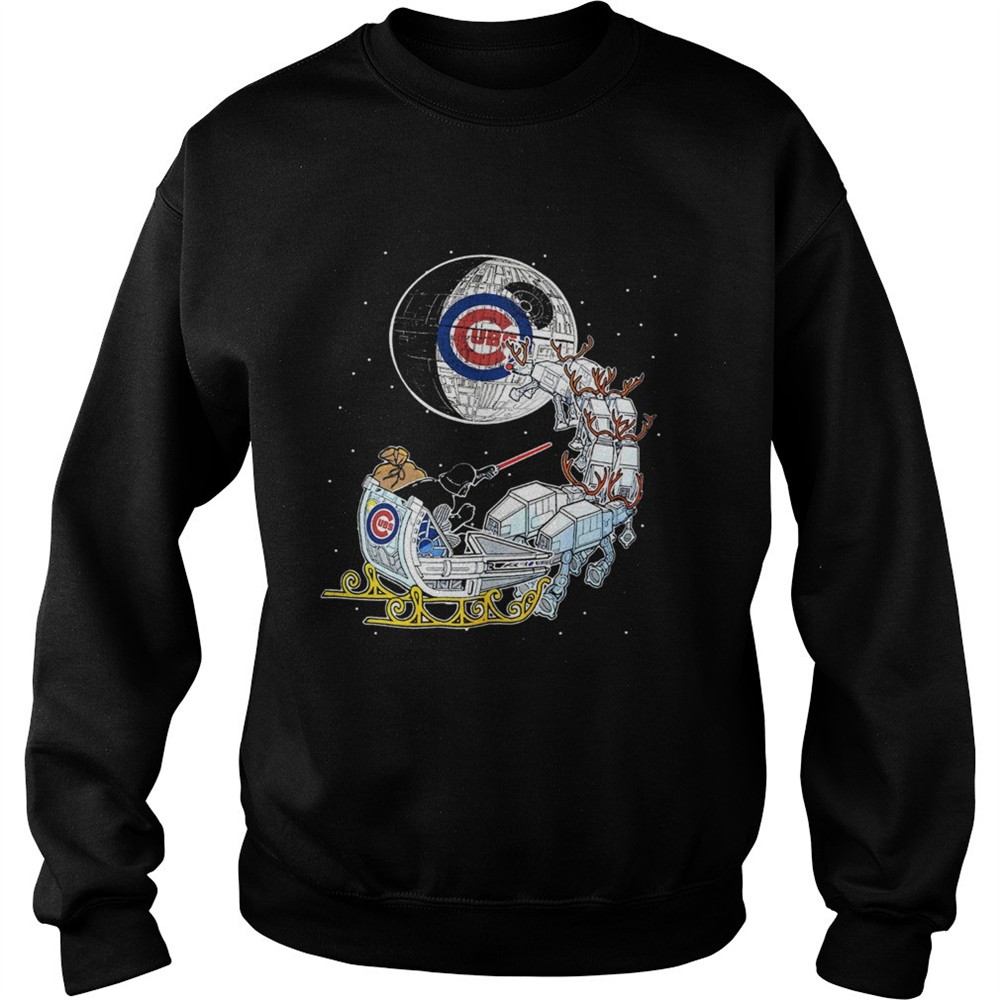 Chicago Cubs Star Wars Christmas Darth Vader Santas Sleigh shirt