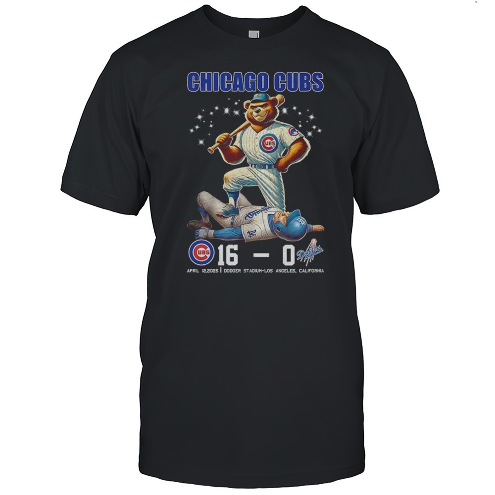 chicago-cubs-vs-los-angeles-dodgers-16-0-mascot-shirt-454ay5oh Chicago Cubs Vs Los Angeles Dodgers 16-0 Mascot Shirt