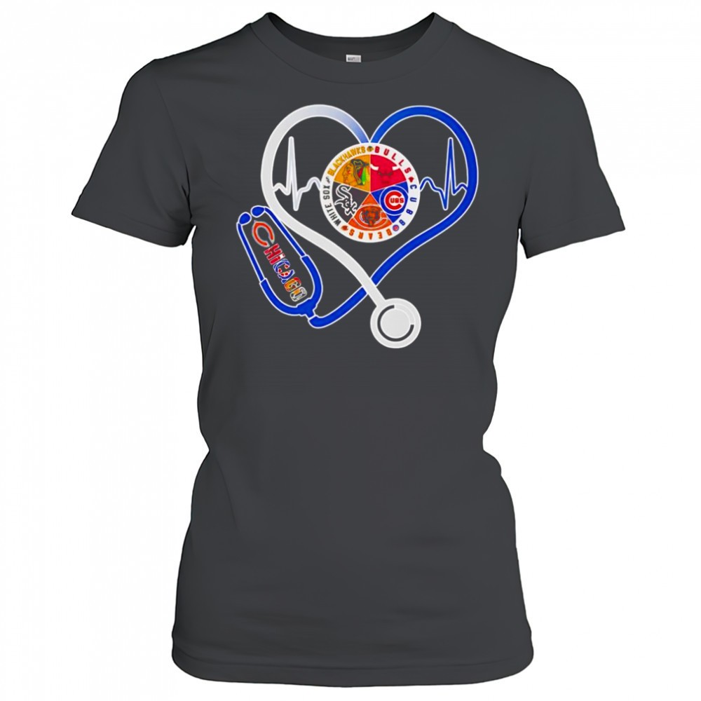 chicago-sports-heart-stethoscope-shirt-39x0019l Chicago sports heart stethoscope shirt