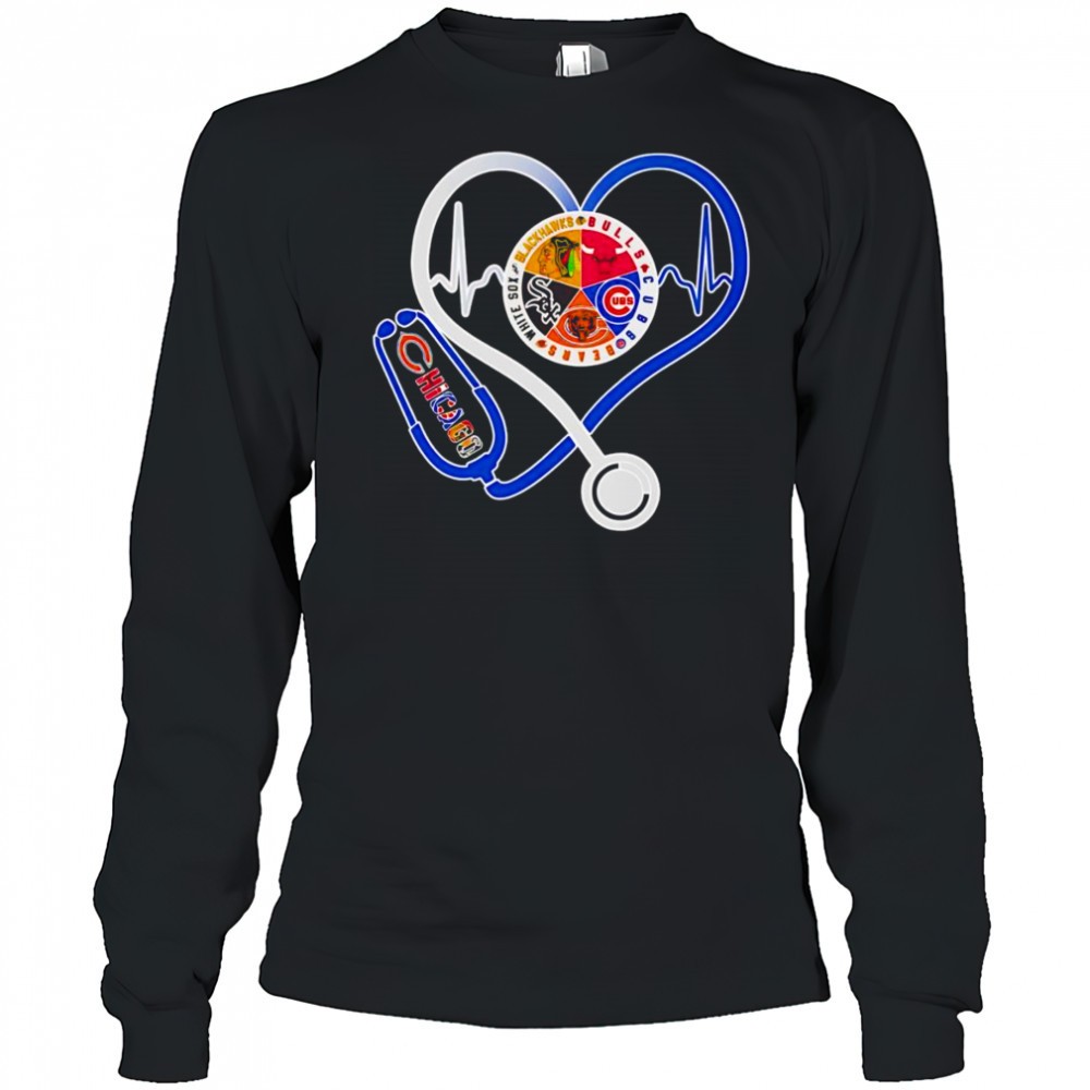 chicago-sports-heart-stethoscope-shirt-39x0019l Chicago sports heart stethoscope shirt