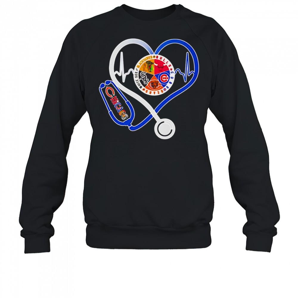 chicago-sports-heart-stethoscope-shirt-39x0019l Chicago sports heart stethoscope shirt