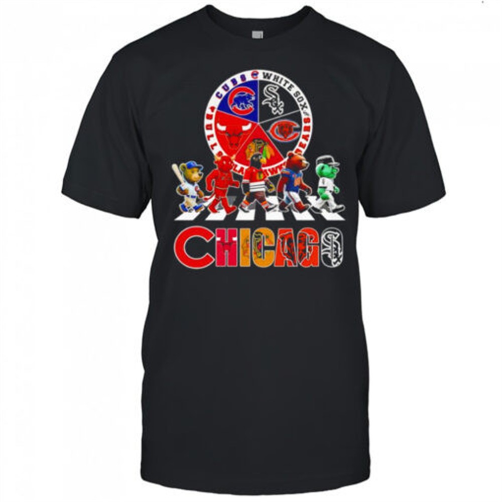 chicago-sports-mascot-abbey-road-logo-shirt-tdie0sxc Chicago sports mascot Abbey Road logo shirt