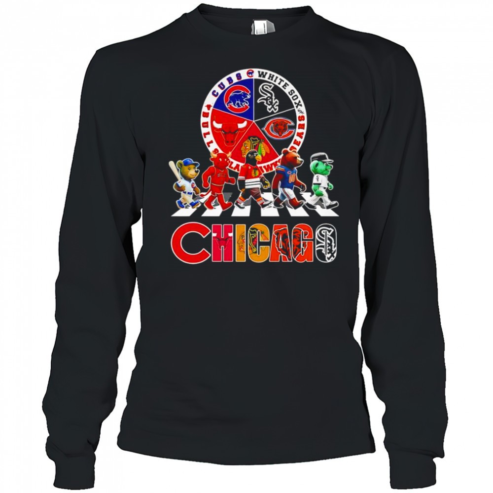 chicago-sports-mascot-abbey-road-logo-shirt-tdie0sxc Chicago sports mascot Abbey Road logo shirt