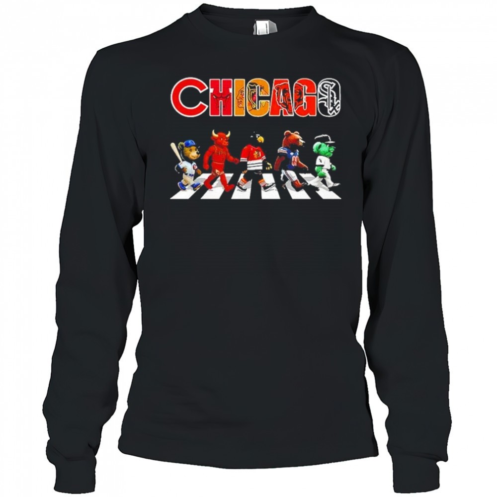 chicago-sports-team-logo-mascot-abbey-road-2025-shirt-zykacovk Chicago Sports Team Logo Mascot Abbey Road 2025 Shirt