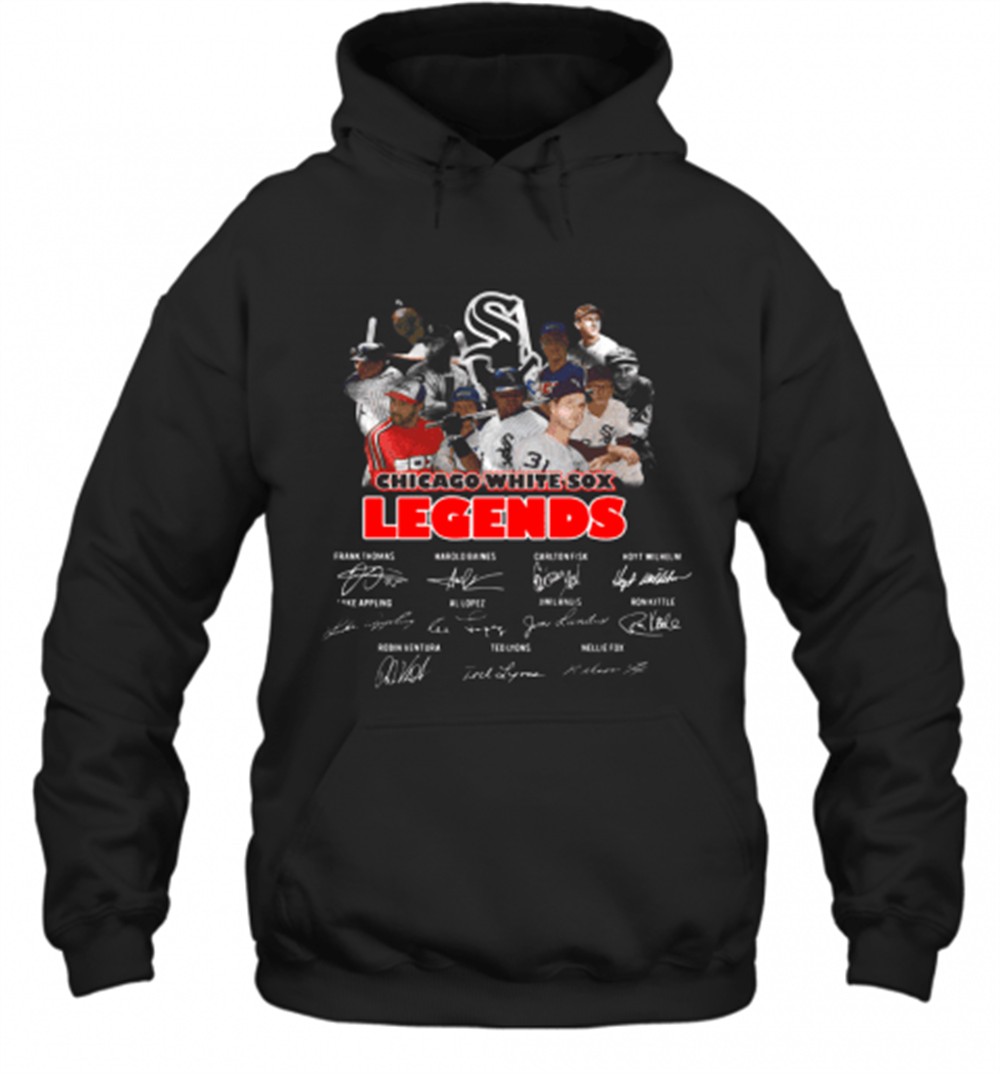 Chicago White Sox Legends Players Signatures T-Shirt