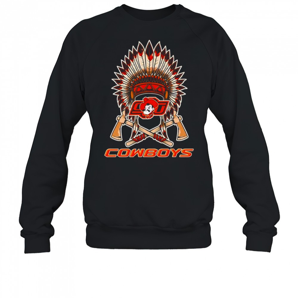 chief-headdress-oklahoma-state-cowboys-shirt-v50fb45r Chief headdress Oklahoma State Cowboys shirt