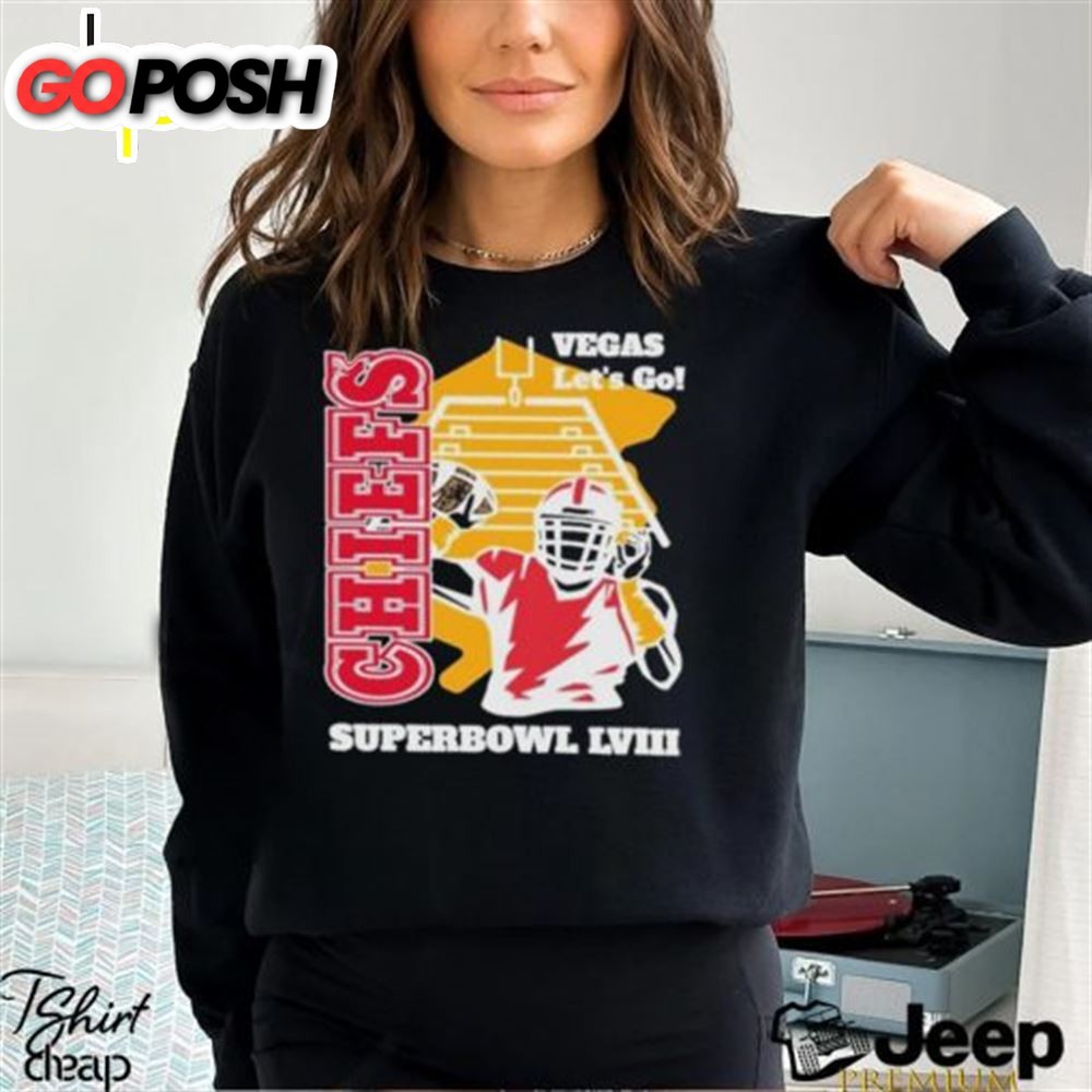 Chiefs Super Bowl 2025 Vegas Lets Go Shirt