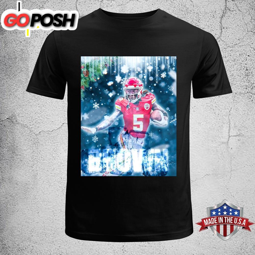Chiefs WR Marquise Brown Christmas Day Unisex T-Shirt