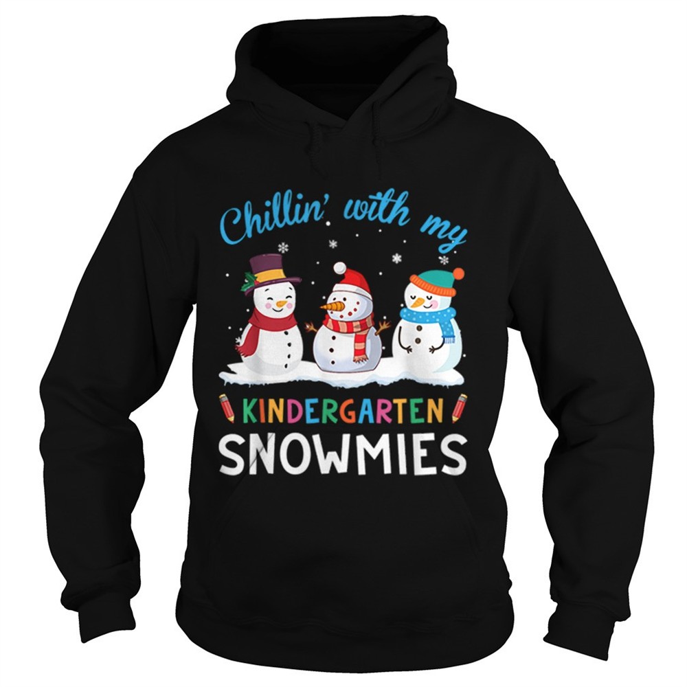 chillin-with-my-kindergarten-snowmies-christmas-shirt-z28zizxy Chillin With My Kindergarten Snowmies Christmas shirt