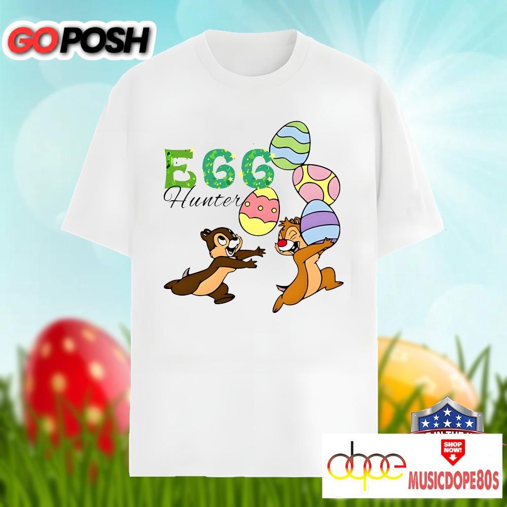 Chip And Dale Hug Egg Easter Day Funny Shirt