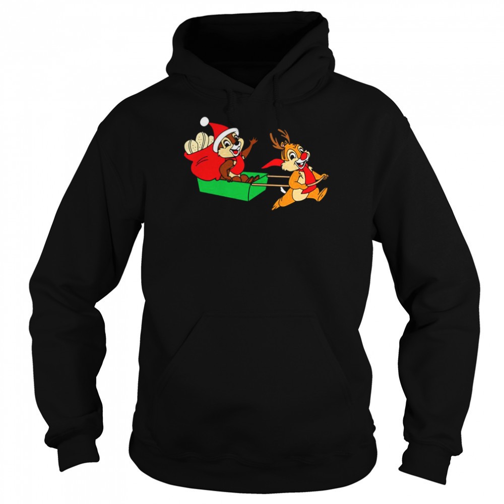 Chip And Dale On A Christmas Sleigh shirt