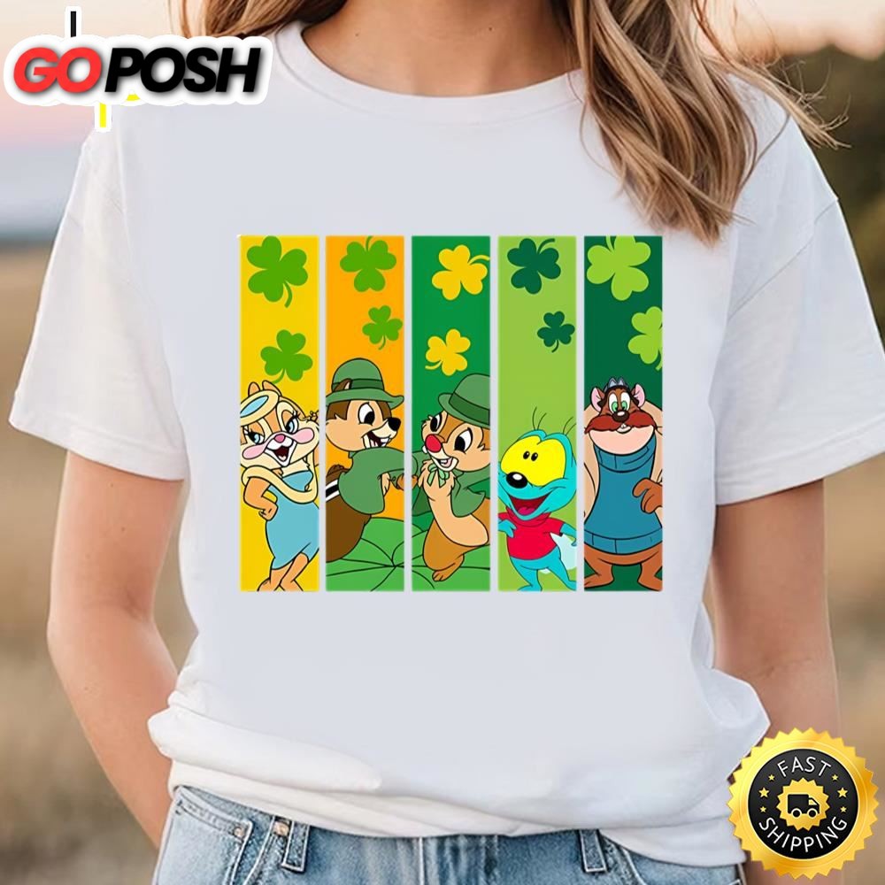 Chip And Dale St Patricks Day Funny Shirt, Disneyland Unisex T-shirt