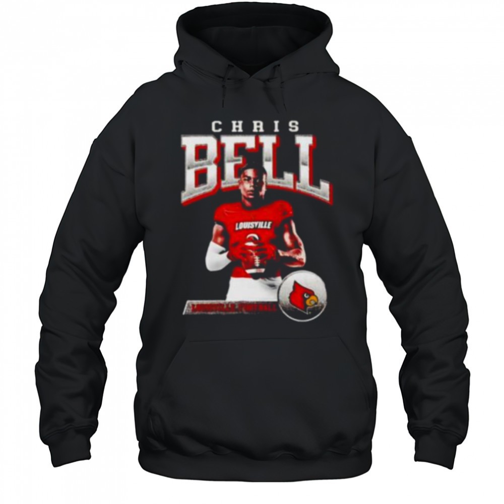 Chris Bell illustrated Louisville football shirt