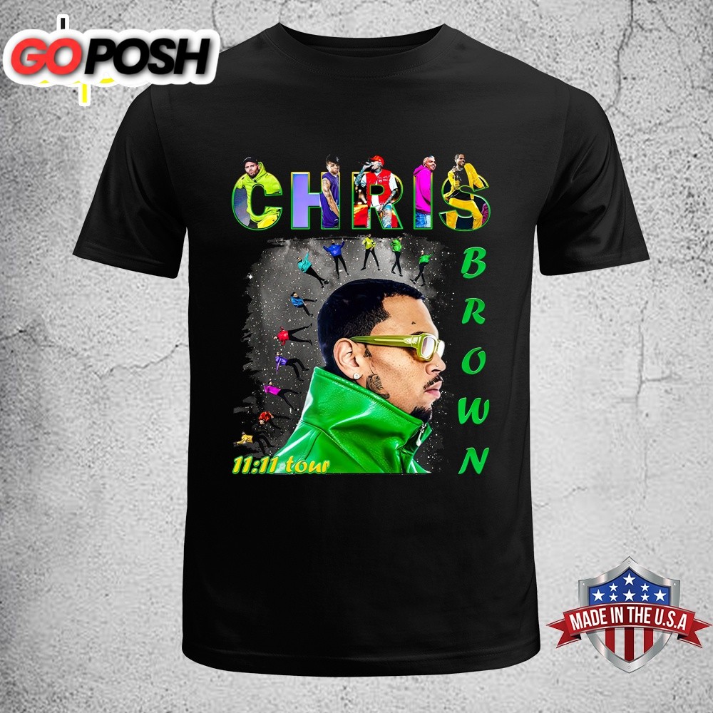 Chris Brown 11:11 Bootleg Tour 2025 Music Unisex T-Shirt