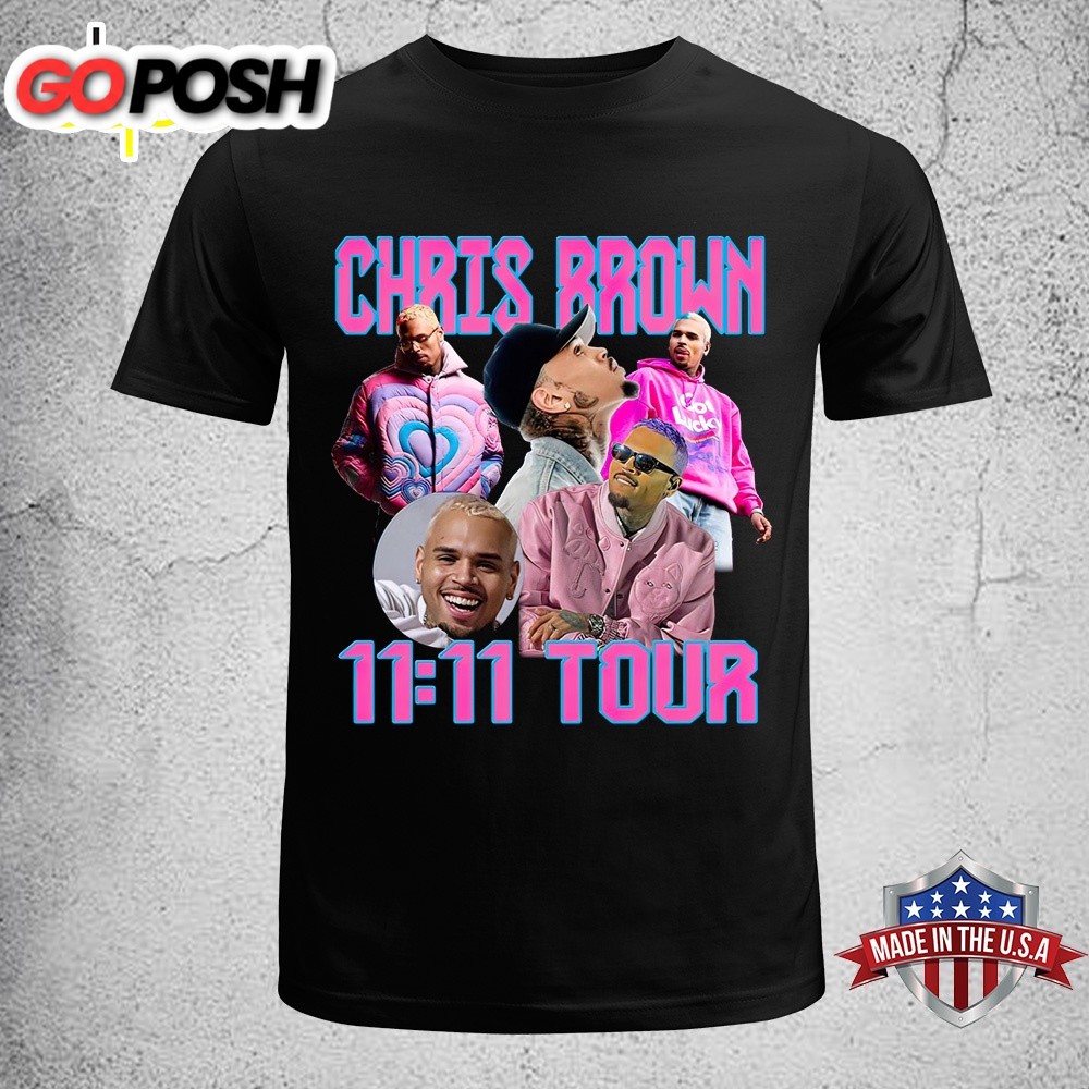 Chris Brown 11:11 Tour 2025 Music Unisex T-Shirts