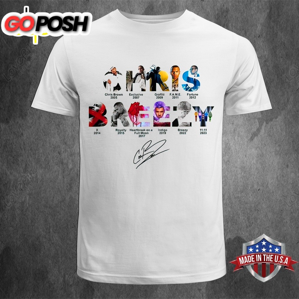 Chris Brown 11:11 Tour 2025 Music Unisex T-Shirts