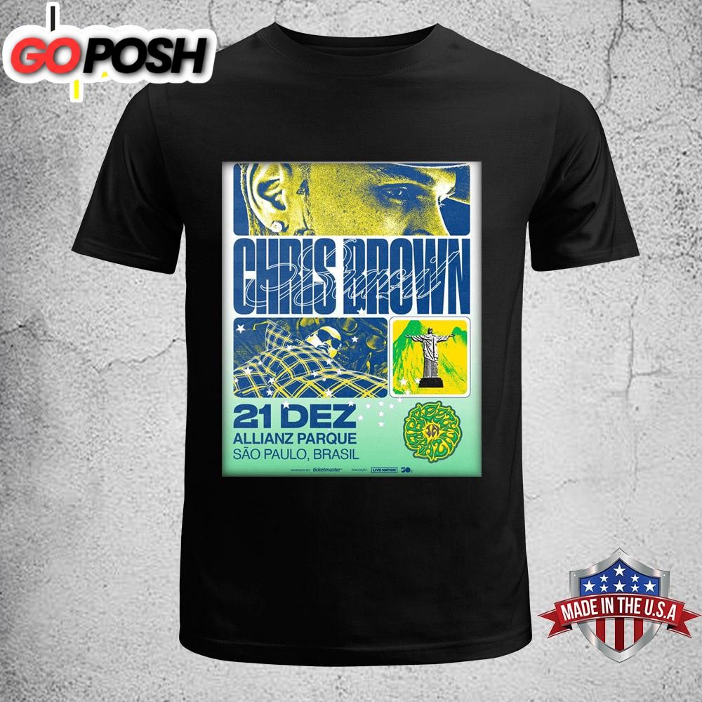Chris Brown Breezy Sao Paolo, Brazil December 21st, 2024 Unisex T-Shirt