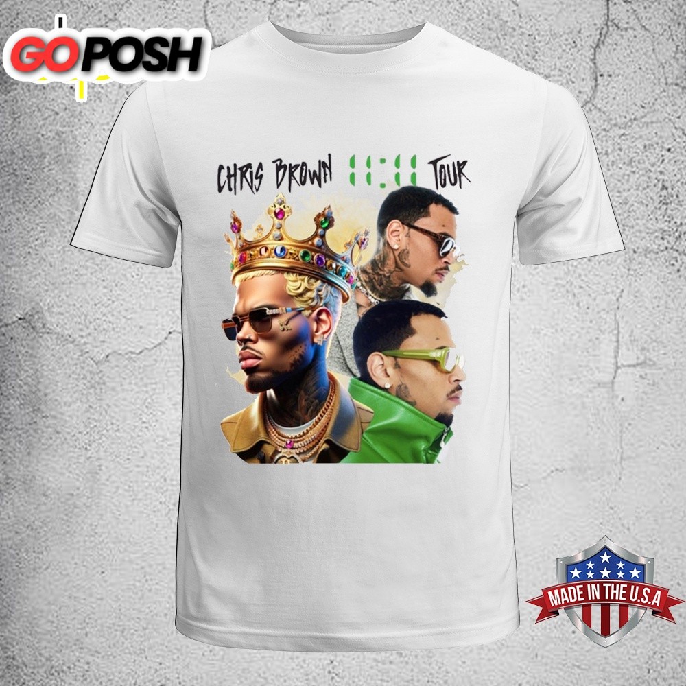 Chris Brown Tour 11.11 Music 2025 Unisex T-Shirt