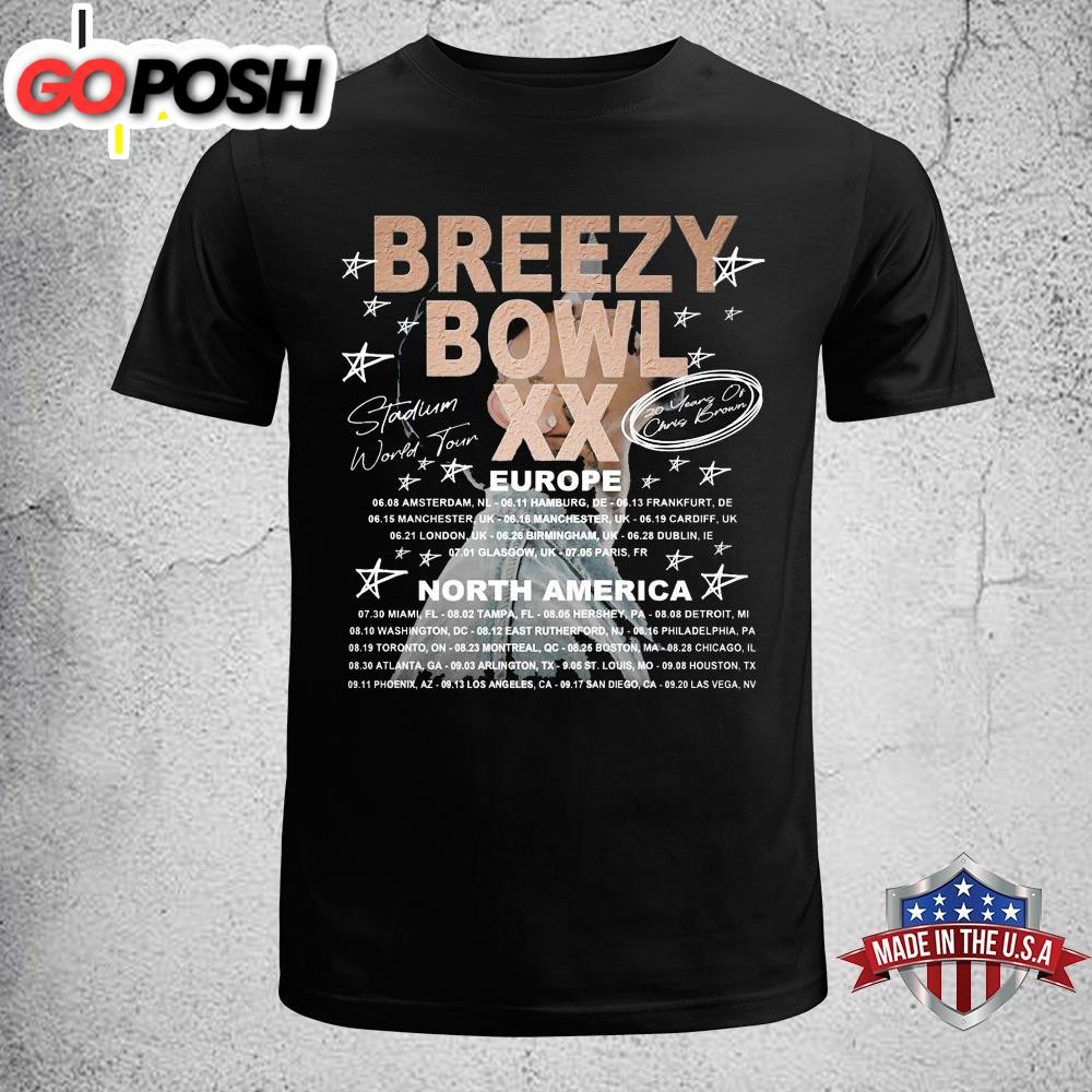 Chris Brown Tour Breezy Bowl Unisex T-Shirt