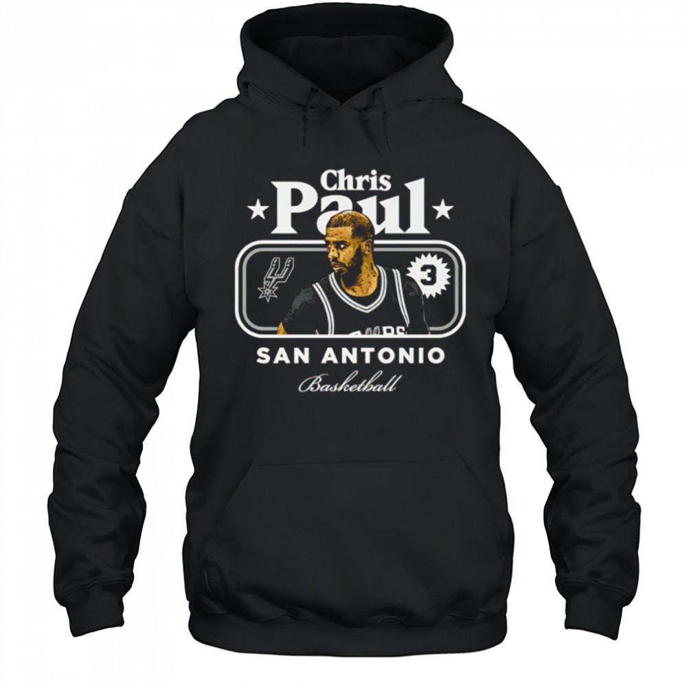 Chris Paul 3 San Antonio Spurs NBA Basketball shirt