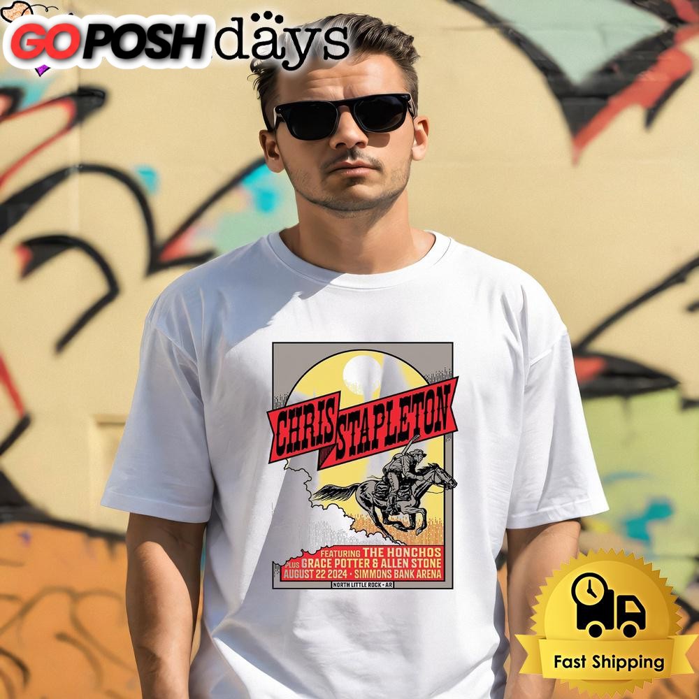 Chris Stapleton Live AtSimmons Bank Arena In North Little Rock AR On August 22 2024 Unisex T-Shirt