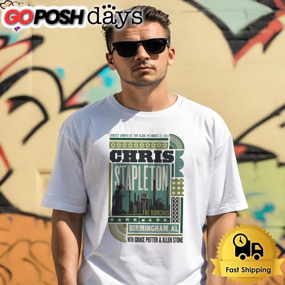 Chris Stapleton Tour In Birmingham AL On August 21 2024 Unisex T-Shirt