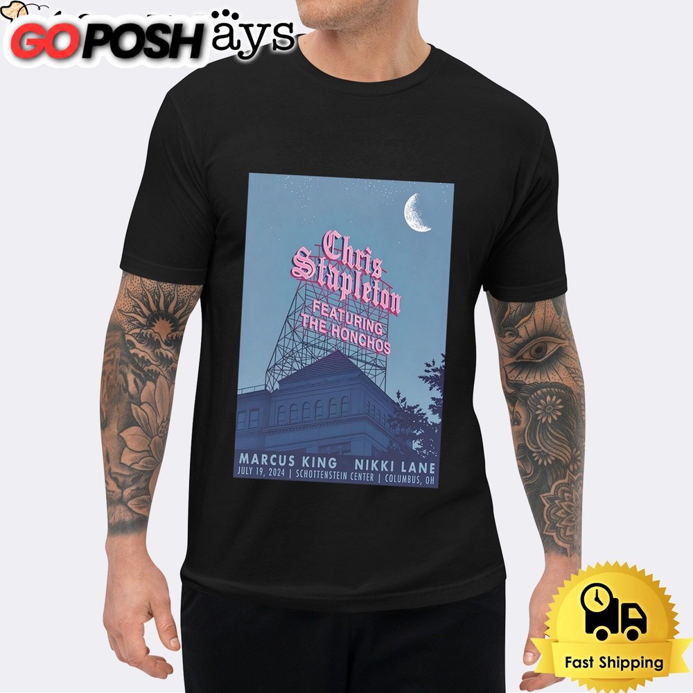 Chris Stapleton Tour In Columbus OH On July 19 2024 Unisex T-Shirt